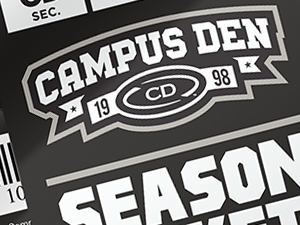 Campus Den Season Ticket Loyalty Card
